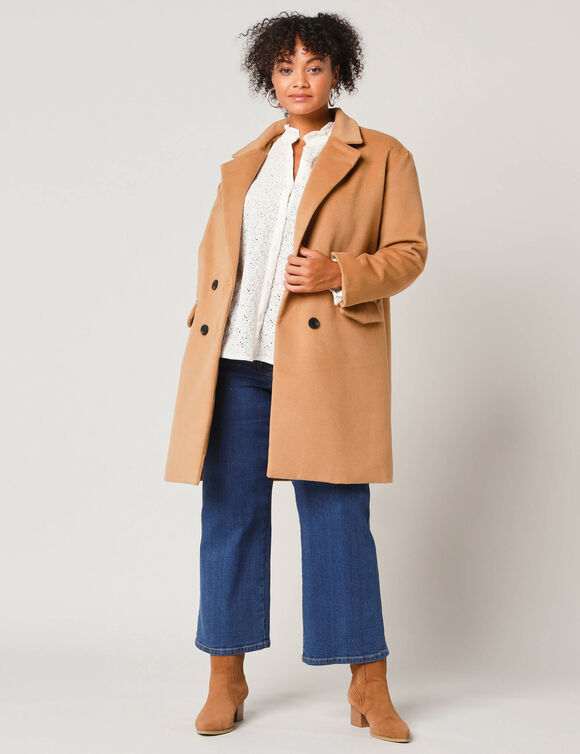 Jeans met wijde pijpen, 5 zakken (stone) Jeans met wijde pijpen, 5 zakken (stone)